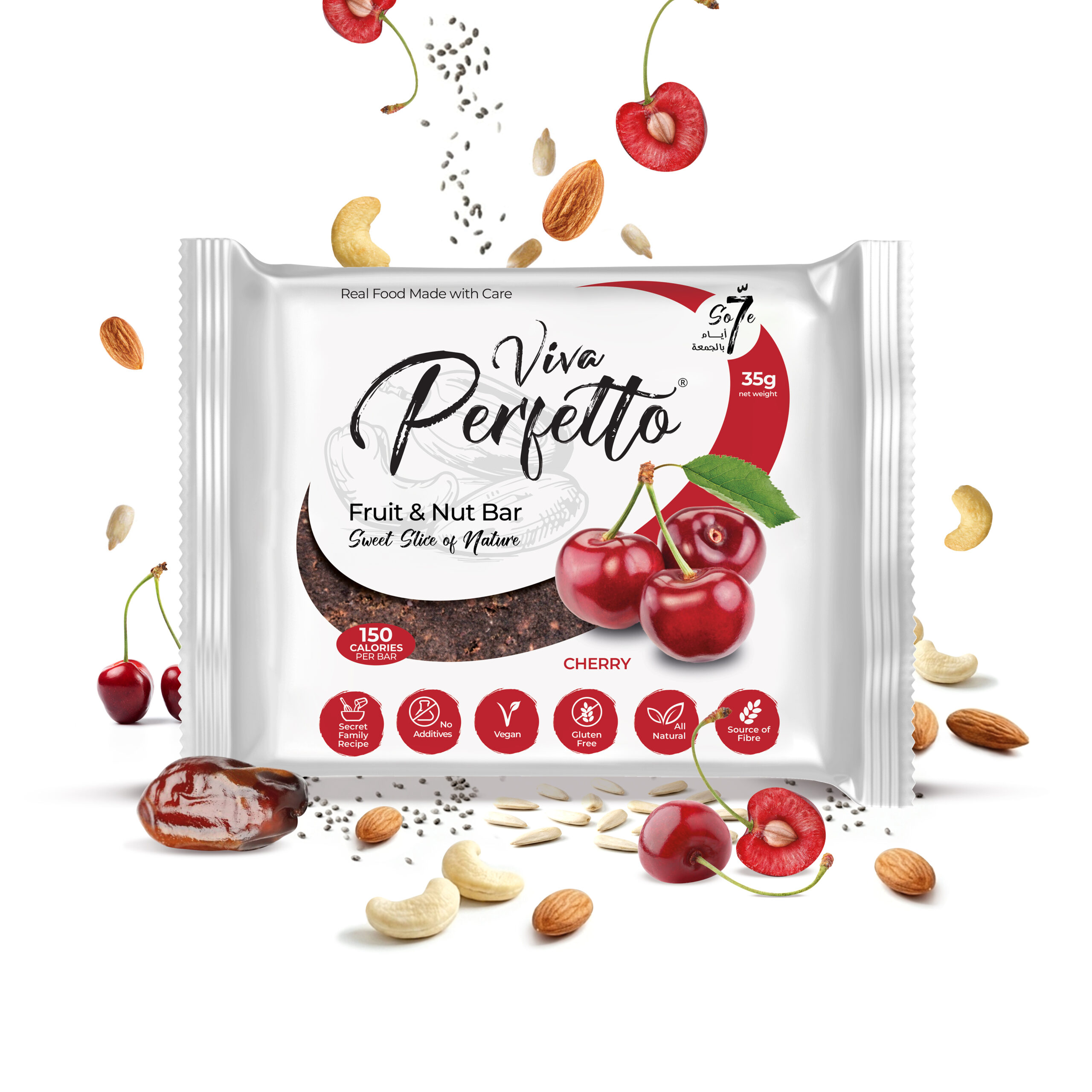 FNB cherry-LB Cherry Fruit & Nut Bar - Image 1