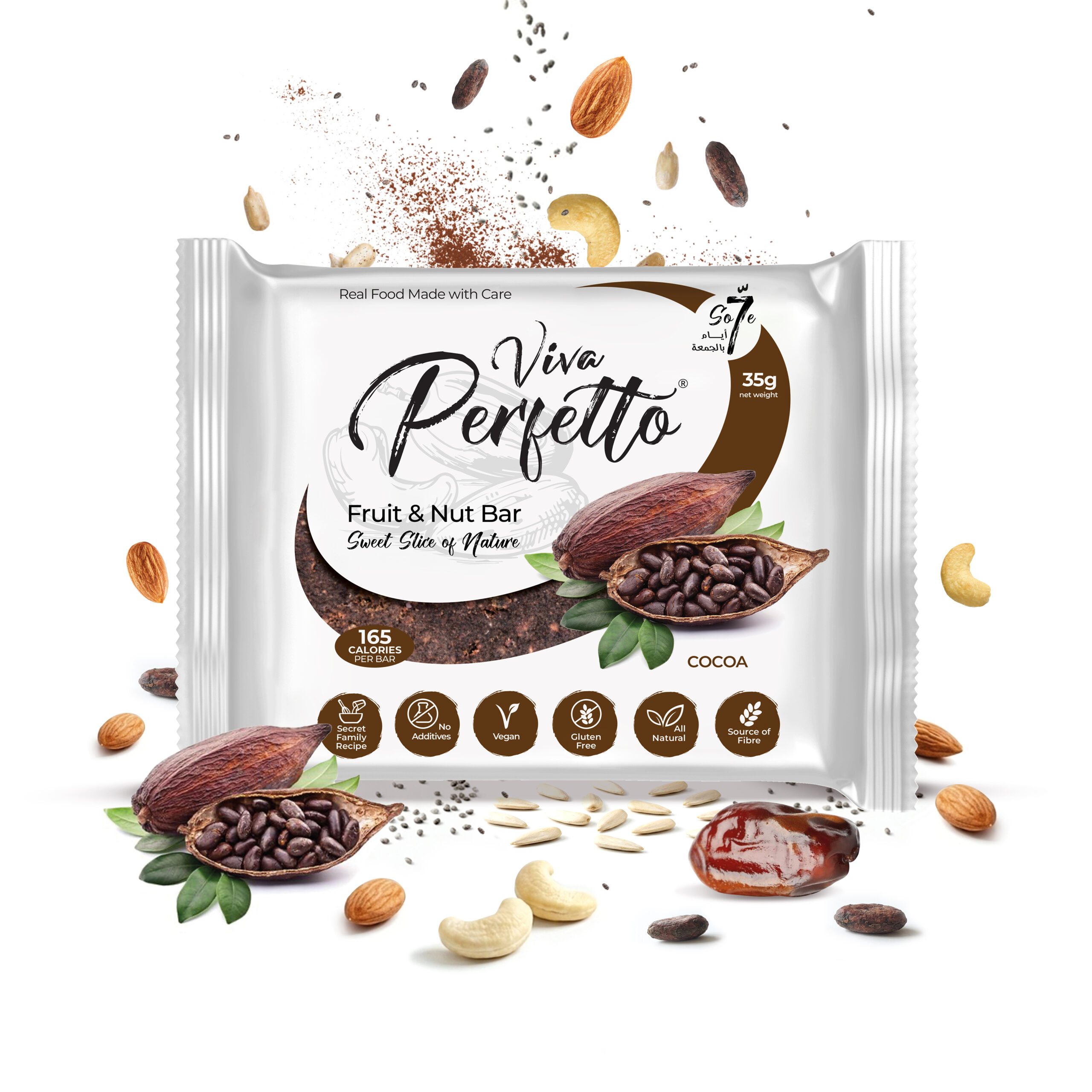FNB cocoa-LB Cocoa Fruit & Nut Bar - Image 1