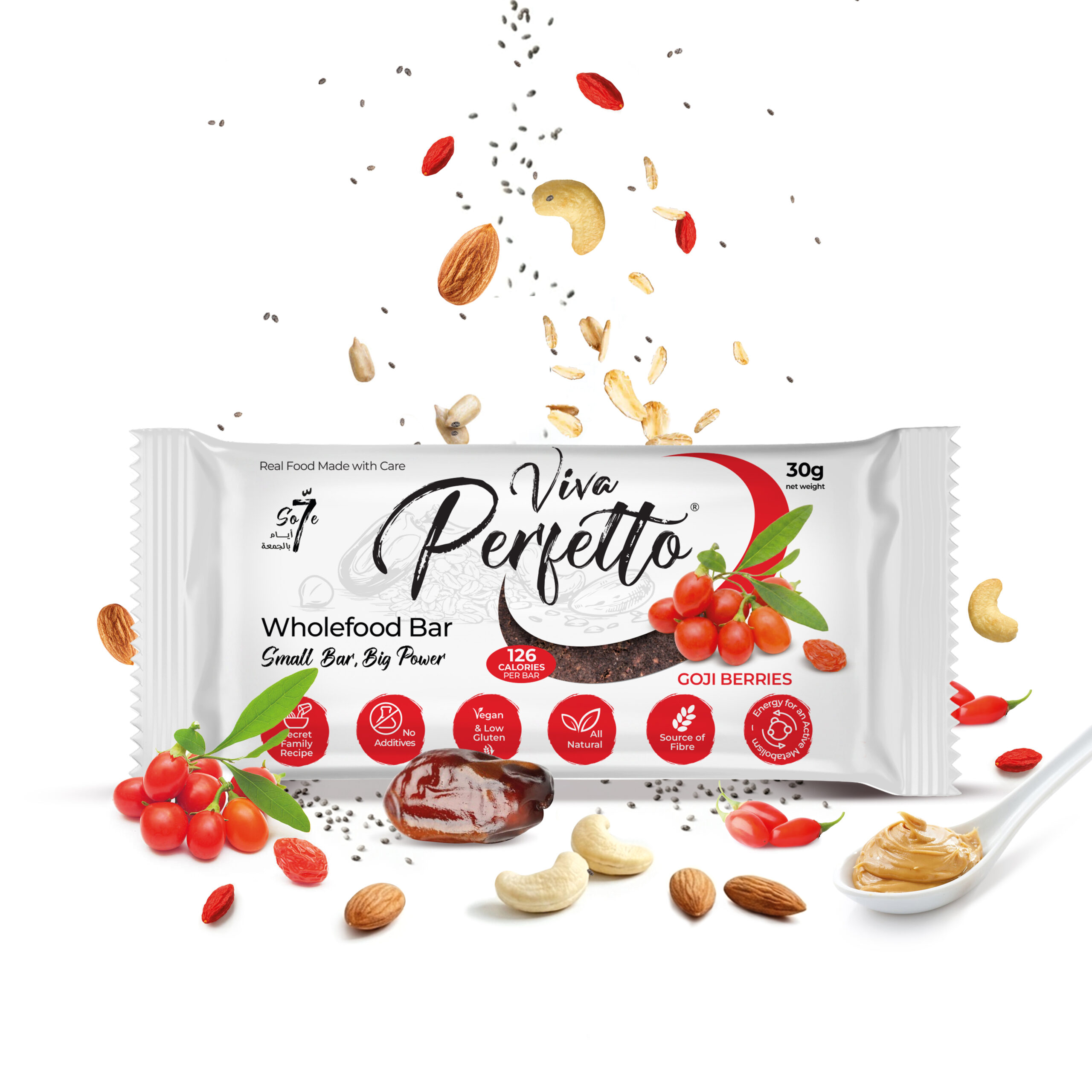 WB goji-LB Goji Berries Wholefood Bar - Image 1